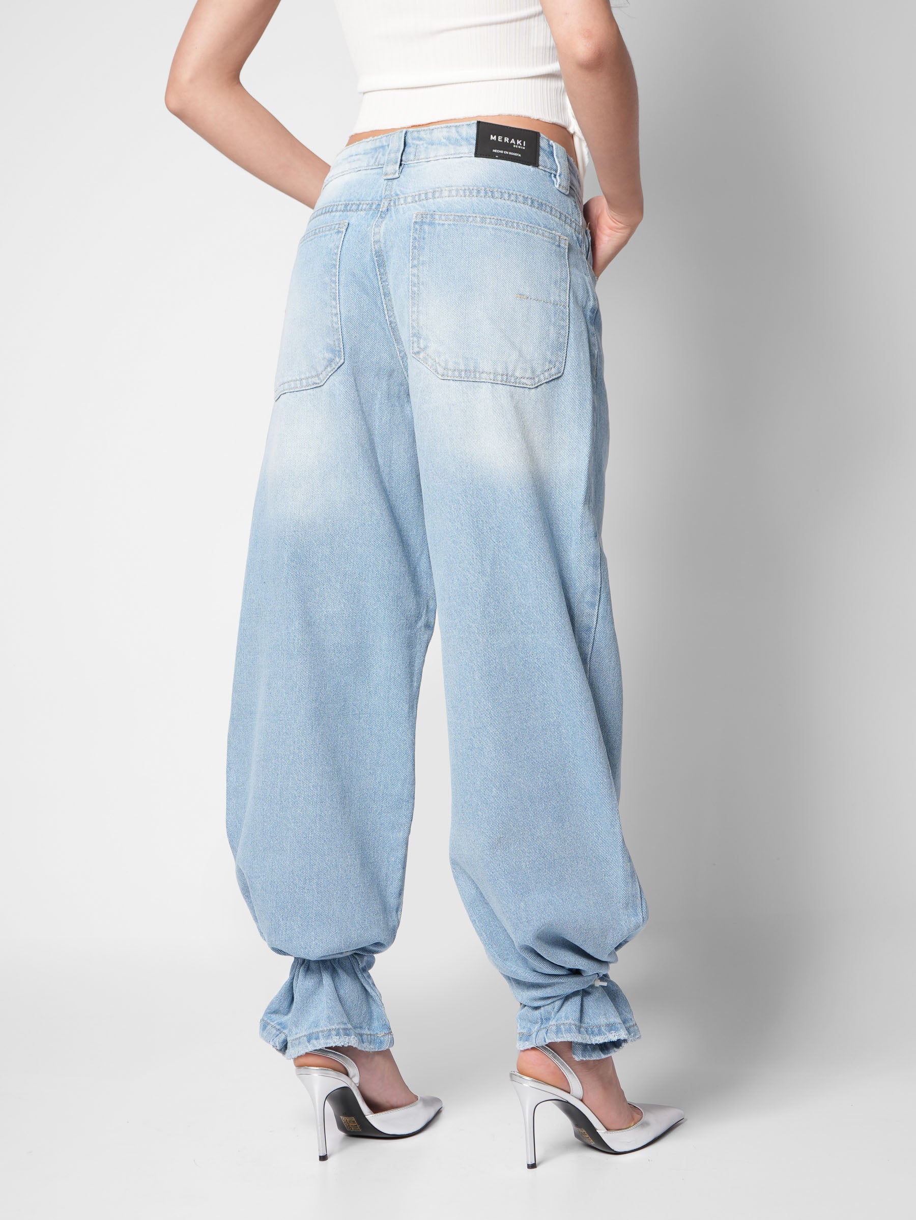 Wide Leg Solf Sky