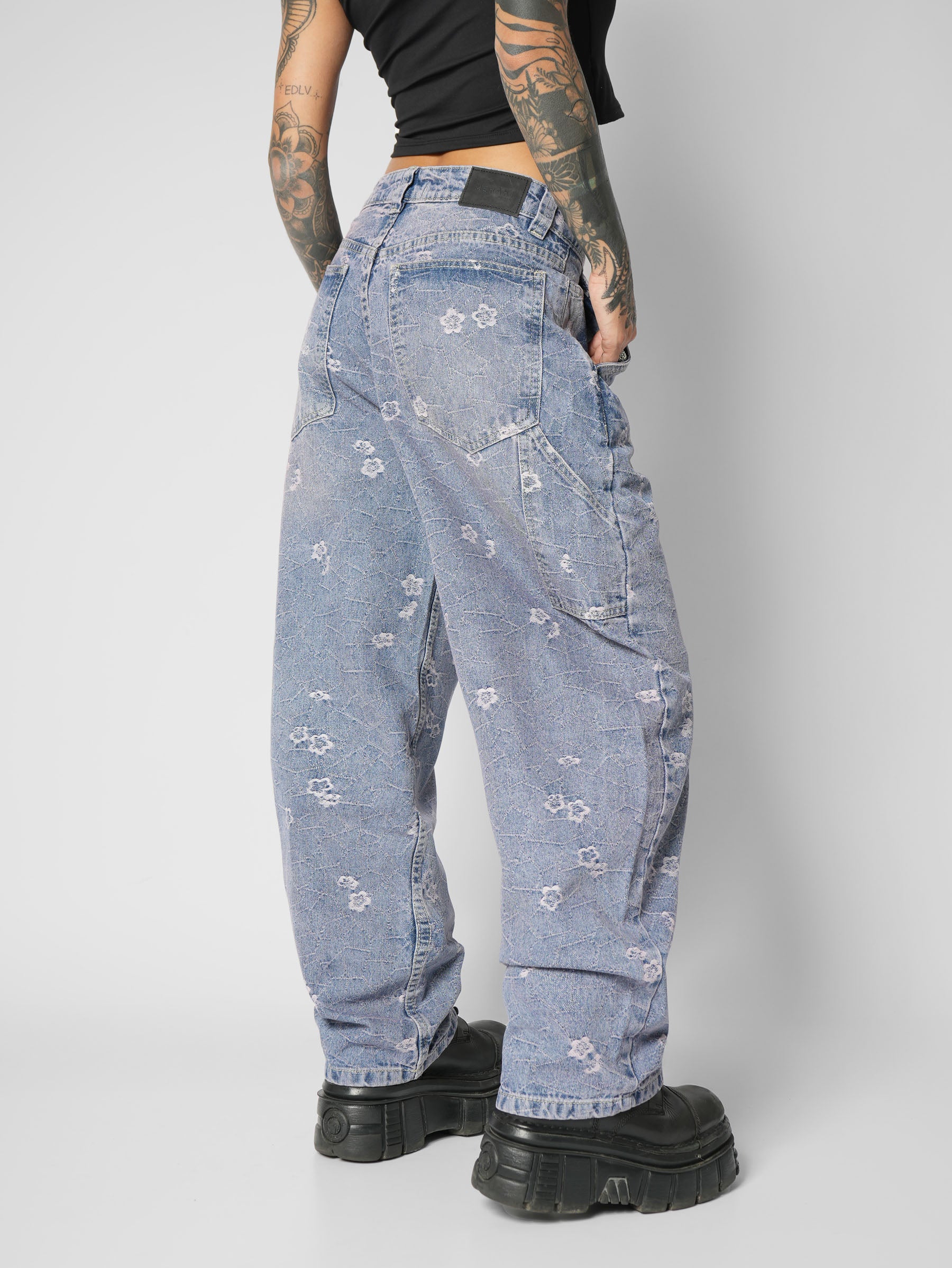 Baggy Floral Violet